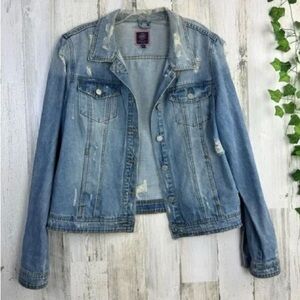 Stylish Light Blue Denim Jacket